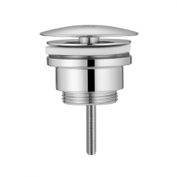 Донный клапан без перелива Abber Bequem AF0012 хром купить в интернет-магазине сантехники Sanbest