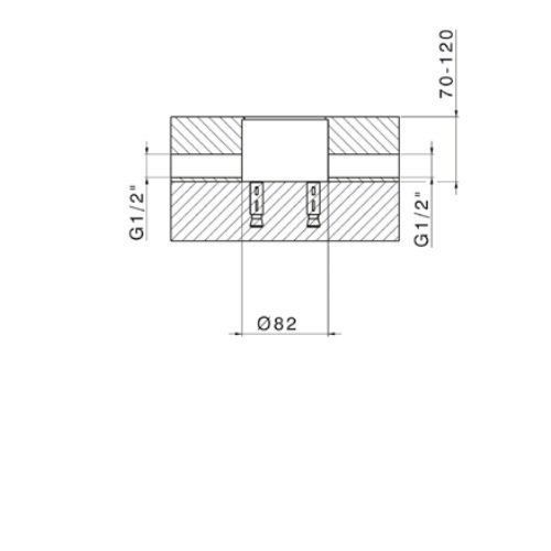 Внутренняя часть смесителя Cisal Less ZA00451004 купить в интернет-магазине сантехники Sanbest