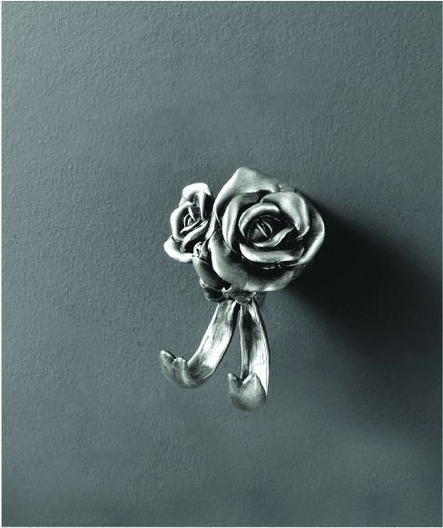 Крючок Art&Max Rose AM-0912-T серебро купить в интернет-магазине сантехники Sanbest