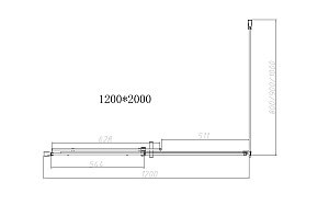 Душевой уголок Vincea DICE VSR-4D9012CL 120x90 хром/прозрачный купить в интернет-магазине Sanbest