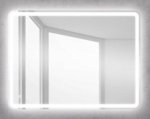 Зеркало BelBagno SPC-MAR-600-800-LED-BTN в ванную от интернет-магазине сантехники Sanbest