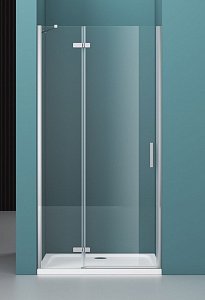 Душевая дверь BelBagno KRAFT B-12 120 прозрачная/хром купить в интернет-магазине Sanbest