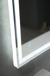 Зеркало BelBagno SPC-GRT-600-600-LED-BTN в ванную от интернет-магазине сантехники Sanbest