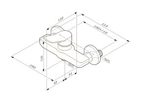 Смеситель для душа AM.PM X-JOY F85A20033 купить в интернет-магазине сантехники Sanbest