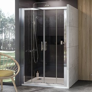 Душевая дверь Ravak 10° 0ZKG0C00Z1 120 блестящий/Transparent купить в интернет-магазине Sanbest