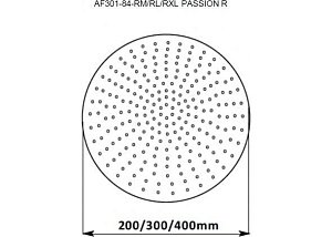 Верхний душ Aquanet Passion AF301-84-RL купить в интернет-магазине сантехники Sanbest
