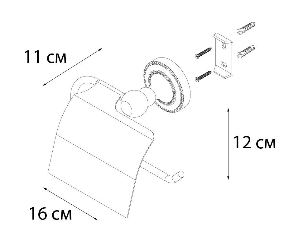 Держатель туалетной бумаги FIXSEN ANTIK FX-61110 купить в интернет-магазине сантехники Sanbest