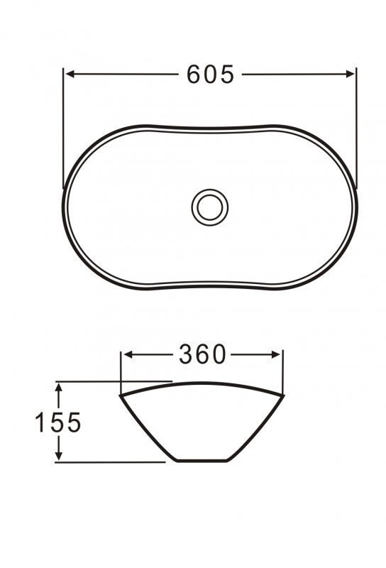 Раковина накладная BelBagno BB1404 60.5 черная матовая купить в интернет-магазине Sanbest