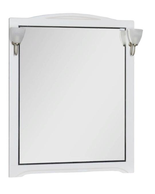 Зеркало Aquanet Луис 90 белое в ванную от интернет-магазине сантехники Sanbest