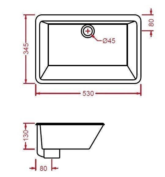 Раковина Artceram WASHBASINS GEA 53х34.5 купить в интернет-магазине Sanbest