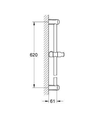 Душевая штанга GROHE New Tempesta 27523 000 купить в интернет-магазине сантехники Sanbest