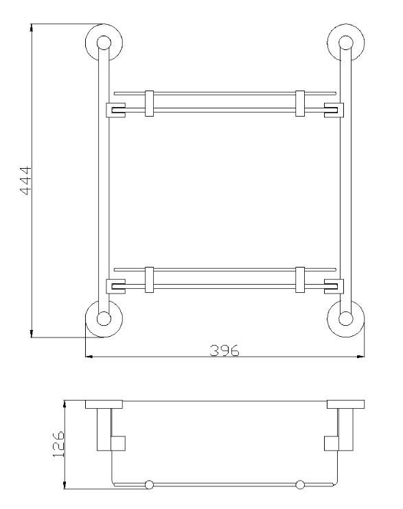 Полка Rav-Slezak COLORADO COA0802 купить в интернет-магазине сантехники Sanbest