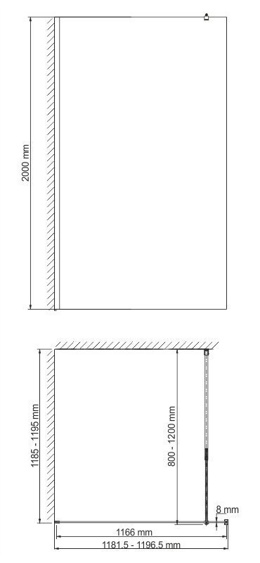 Душевое ограждение WasserKRAFT Rossel 28W40 120 купить в интернет-магазине Sanbest