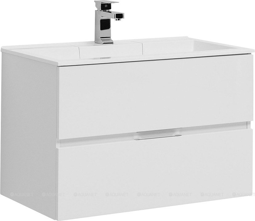 Мебель для ванной Aquanet Алвита 235339 80 белый для ванной в интернет-магазине Sanbest
