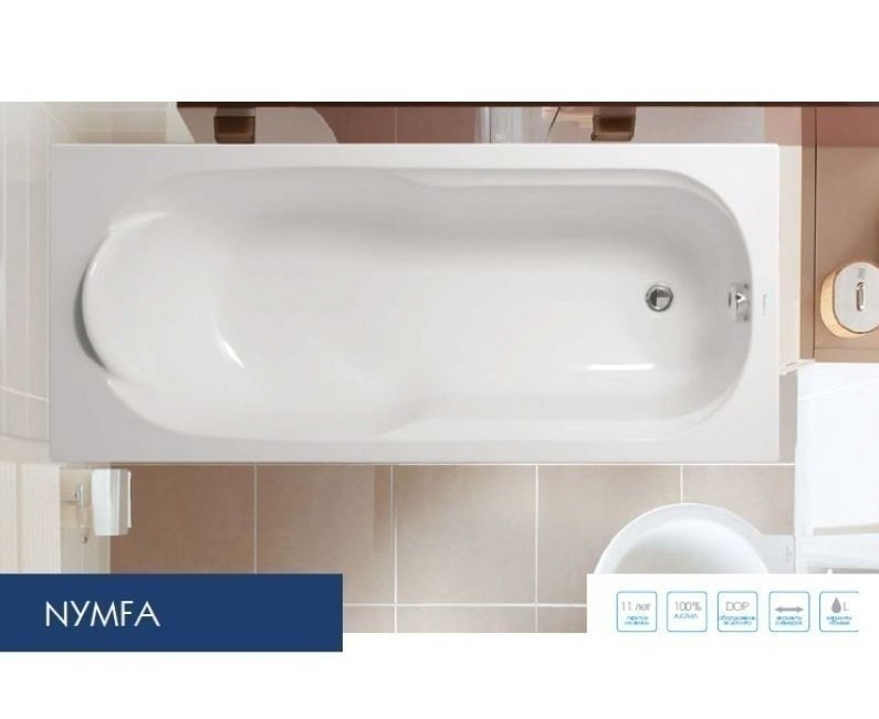 Ванна акриловая Vagnerplast Nymfa 160x70 купить в интернет-магазине Sanbest