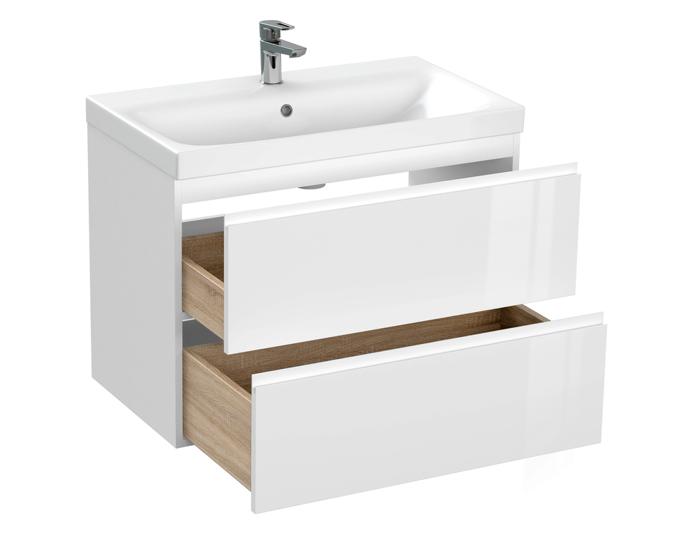 Мебель для ванной Cersanit Moduo 80 белая для ванной в интернет-магазине Sanbest