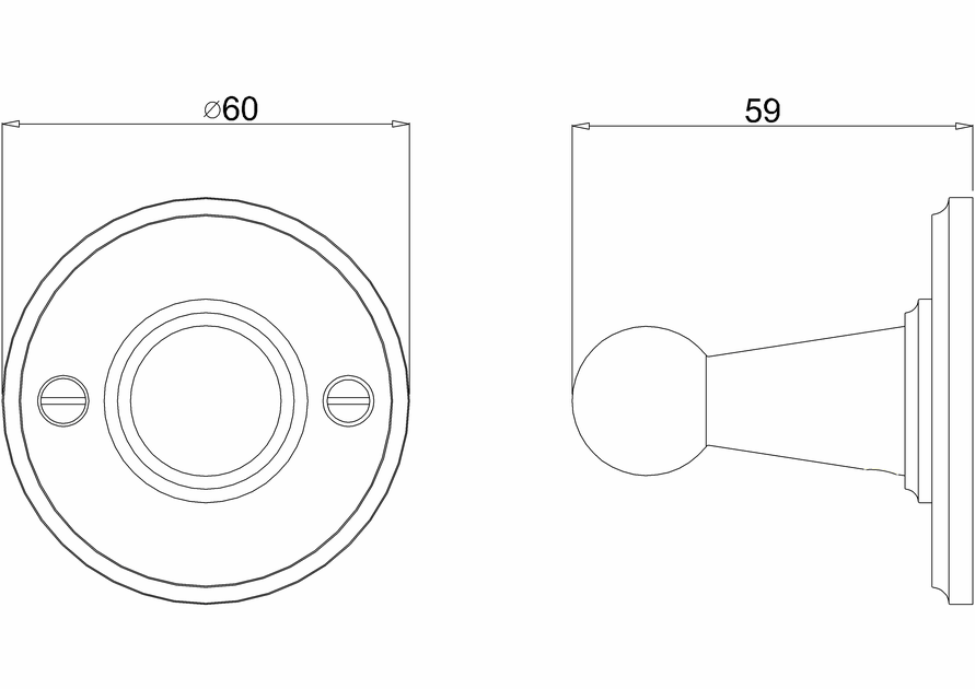 Крючок Burlington A14 CHR хром купить в интернет-магазине сантехники Sanbest