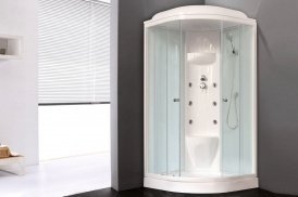 Душевая кабина Royal Bath RB90HK7-WT 90x90 профиль белый/стекло прозрачное купить в интернет-магазине Sanbest