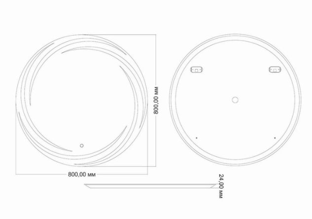 Зеркало Mixline Беатрис 544020 80 в ванную от интернет-магазине сантехники Sanbest