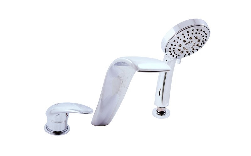 Смеситель для ванны RAV-Slezak DUNAJ D461.5Y хром купить в интернет-магазине сантехники Sanbest