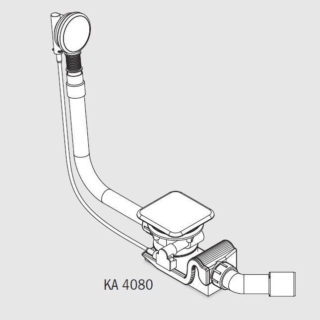 Слив-перелив для ванны Kaldewei Comfort-Level Conoduo KA 4080 купить в интернет-магазине сантехники Sanbest