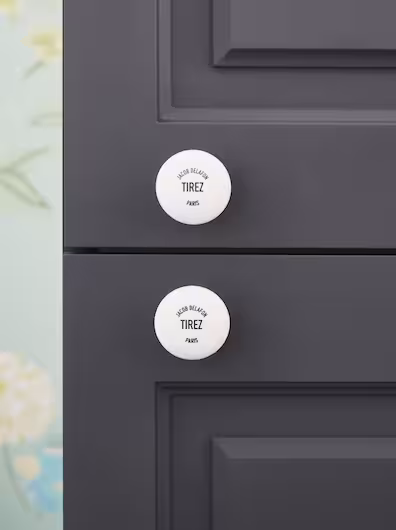 Пенал Jacob Delafon Cleo 1889 EB732G-MWB 40 матовый серый, левосторонний для ванной в интернет-магазине сантехники Sanbest