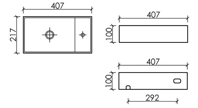 Раковина Ceramica Nova Element CN6051 белая купить в интернет-магазине Sanbest