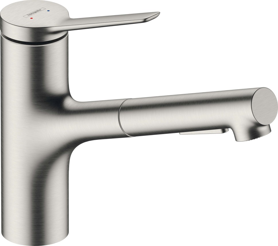 Смеситель для кухни Hansgrohe Zesis M33 74800800 нержавеющая сталь купить в интернет-магазине сантехники Sanbest