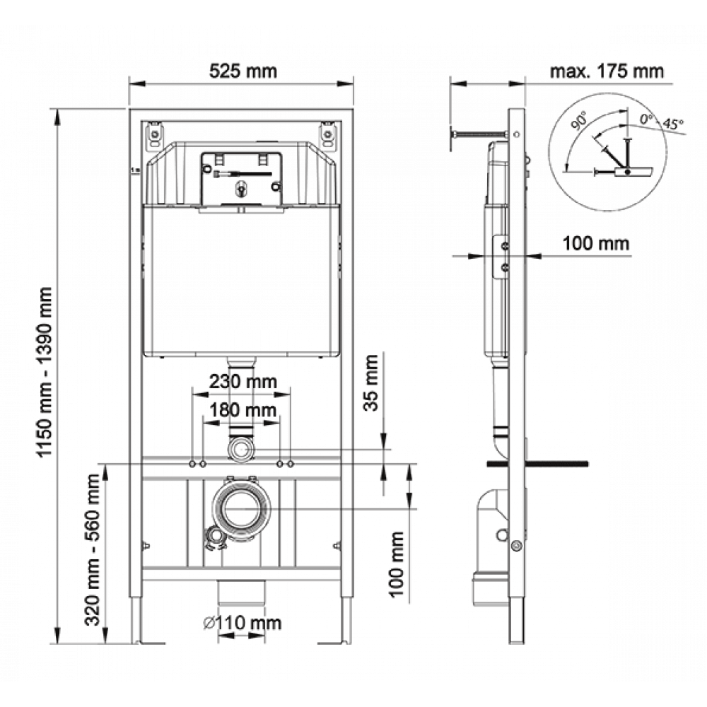 Унитаз BERGES NOVUM 043233 купить в интернет-магазине Sanbest