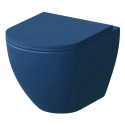 Унитаз Grossman Color GR-4455BLMS синий купить в интернет-магазине Sanbest