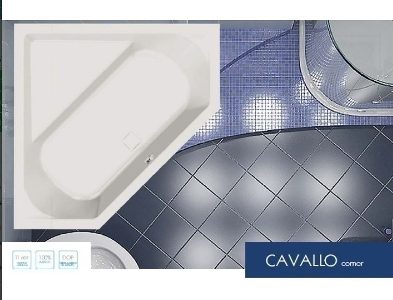 Ванна акриловая Vagnerplast Cavallo 140x140 купить в интернет-магазине Sanbest