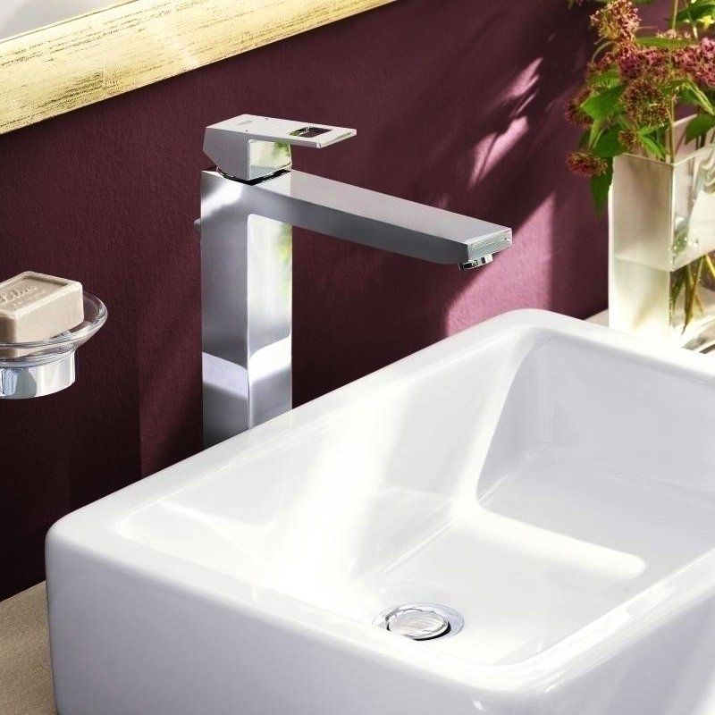 Смеситель для раковины Grohe Eurocube 23406000 купить в интернет-магазине сантехники Sanbest