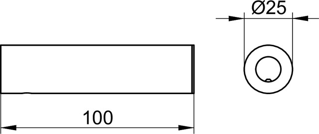 Держатель для туалетной бумаги KEUCO REVA 12863370000 черный матовый купить в интернет-магазине сантехники Sanbest