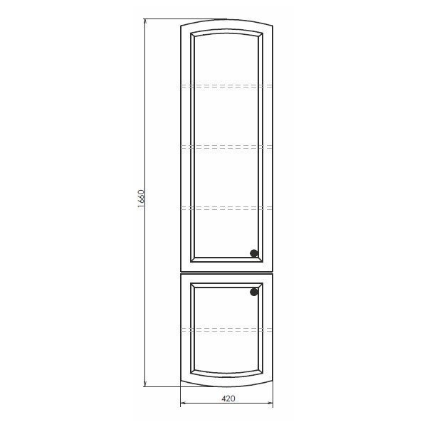 Пенал Comforty Палини 42 для ванной в интернет-магазине сантехники Sanbest