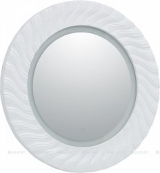 Зеркало Aquanet Милан 80 белый в ванную от интернет-магазине сантехники Sanbest