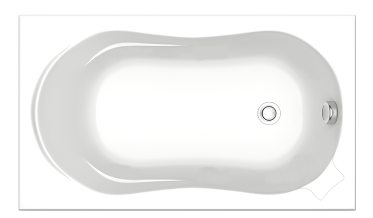 Ванна акриловая BAS Кэмерон 120x70 купить в интернет-магазине Sanbest
