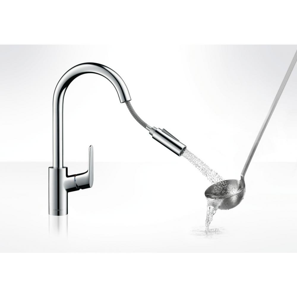 Смеситель для кухни Hansgrohe Focus 31815000 хром купить в интернет-магазине сантехники Sanbest