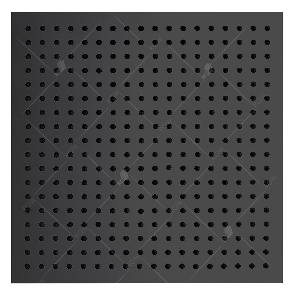 Верхний душ RGW Shower Panels SP-82B 3D 500x500 мм Черный купить в интернет-магазине сантехники Sanbest