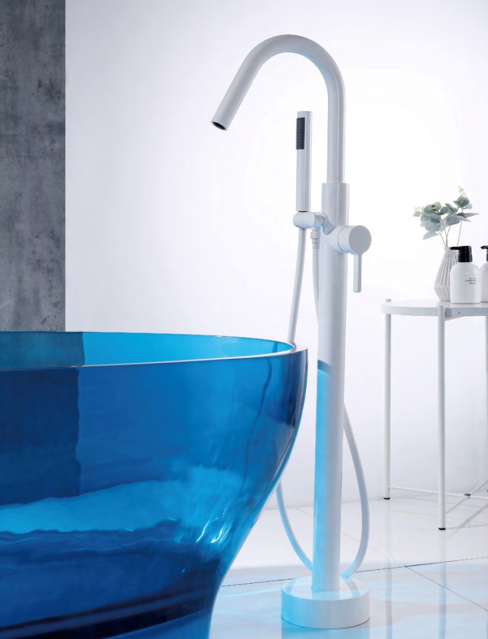 Смеситель для ванны Boch Mann SELLA W BM9636 белый купить в интернет-магазине сантехники Sanbest