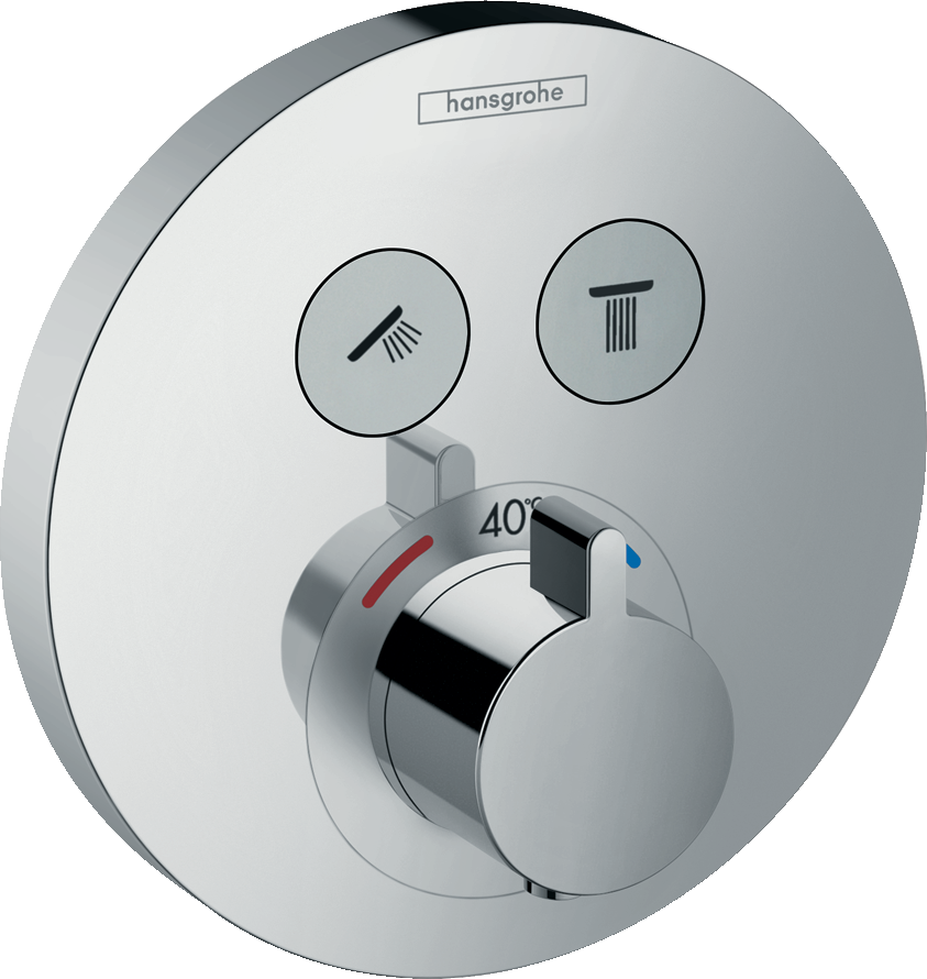 Термостат для душа Hansgrohe ShowerSelect S 15743000 купить в интернет-магазине сантехники Sanbest