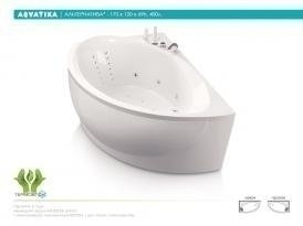 Ванна акриловая Aquatika Альтернатива H2O 170х120 купить в интернет-магазине Sanbest