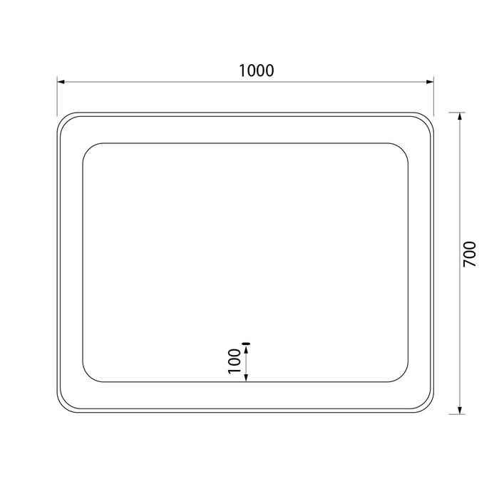 Зеркало IDDIS Esper ESP1000i98 100 в ванную от интернет-магазине сантехники Sanbest