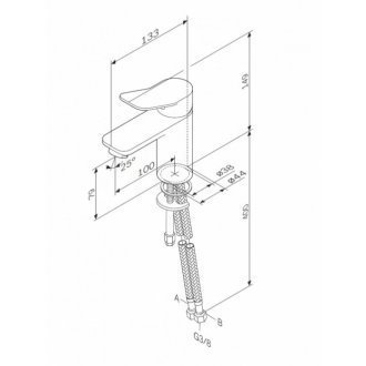 Смеситель для раковины AM.PM X-Joy X-Joy F85A02100 купить в интернет-магазине сантехники Sanbest