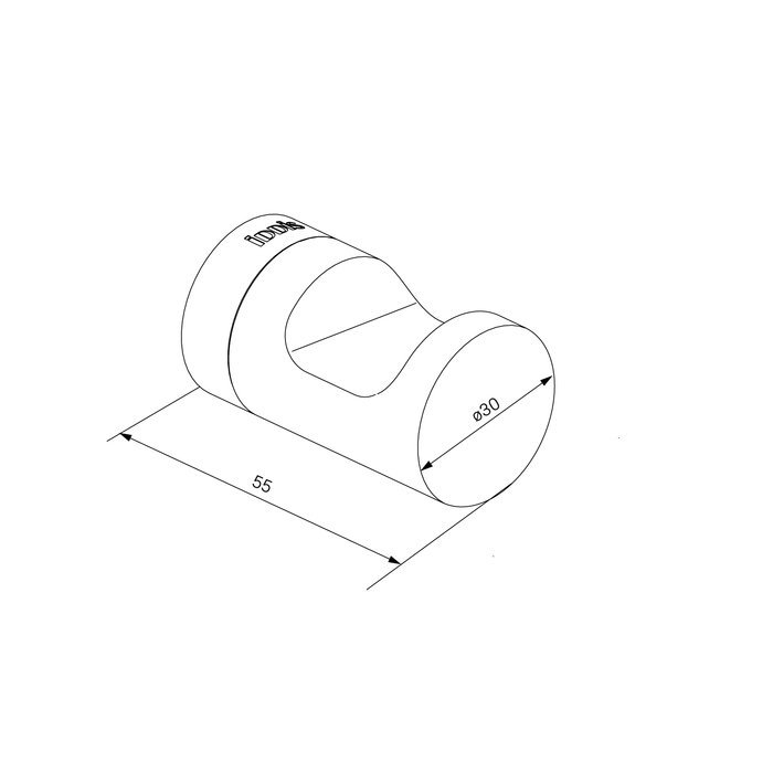 Крючок Iddis Noa NOABL10i41 купить в интернет-магазине сантехники Sanbest