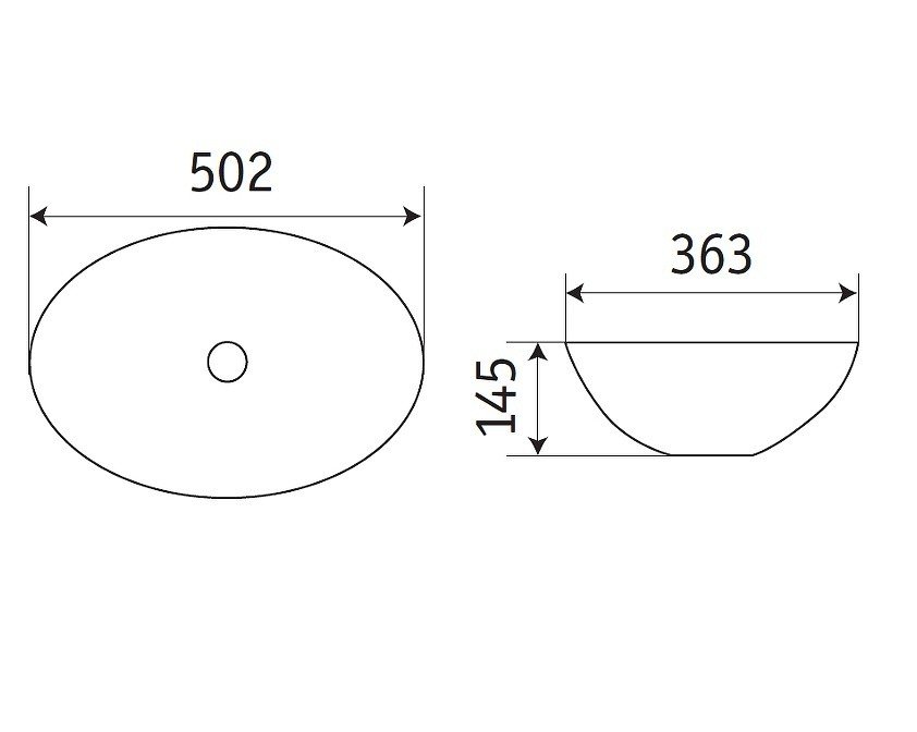 Раковина накладная CeramaLux NC 50 78590MP розовая матовая купить в интернет-магазине Sanbest