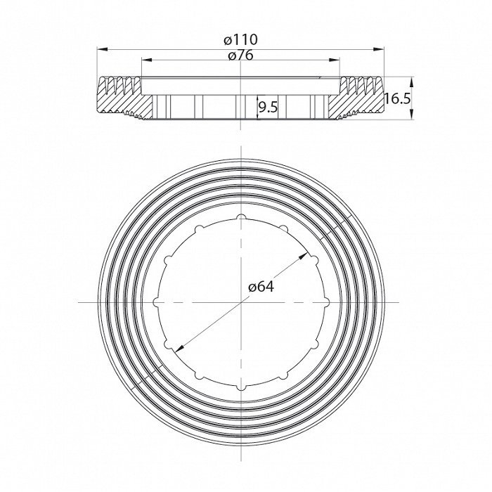 Клапан впускной для унитаза Iddis Fill Valve F012400-0007 купить в интернет-магазине сантехники Sanbest