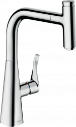 Смеситель для кухни Hansgrohe Metris Select M71 240 14857000 купить в интернет-магазине сантехники Sanbest