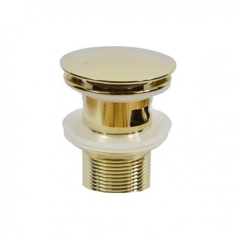 Донный клапан с переливом Magliezza 933 золото купить в интернет-магазине сантехники Sanbest