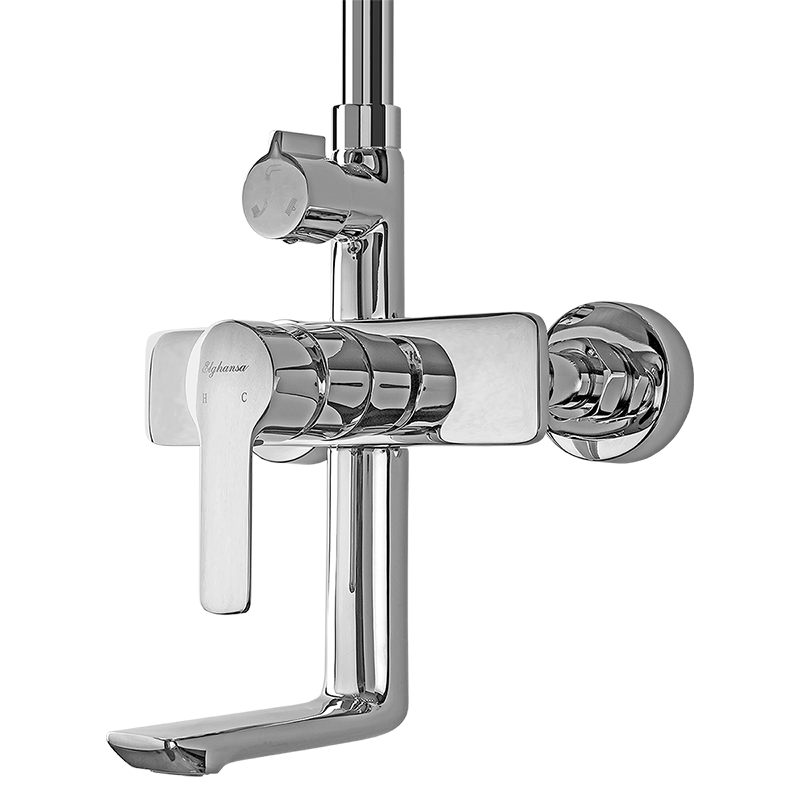 Душевая система Elghansa Emerald new 2392510-2B хром купить в интернет-магазине сантехники Sanbest