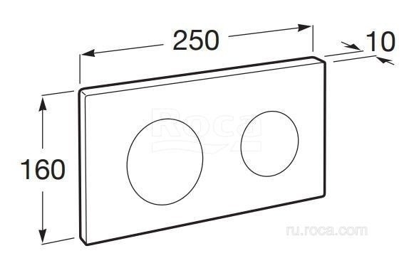 Кнопка для инсталляции Roca PL-10 890089005 купить в интернет-магазине сантехники Sanbest